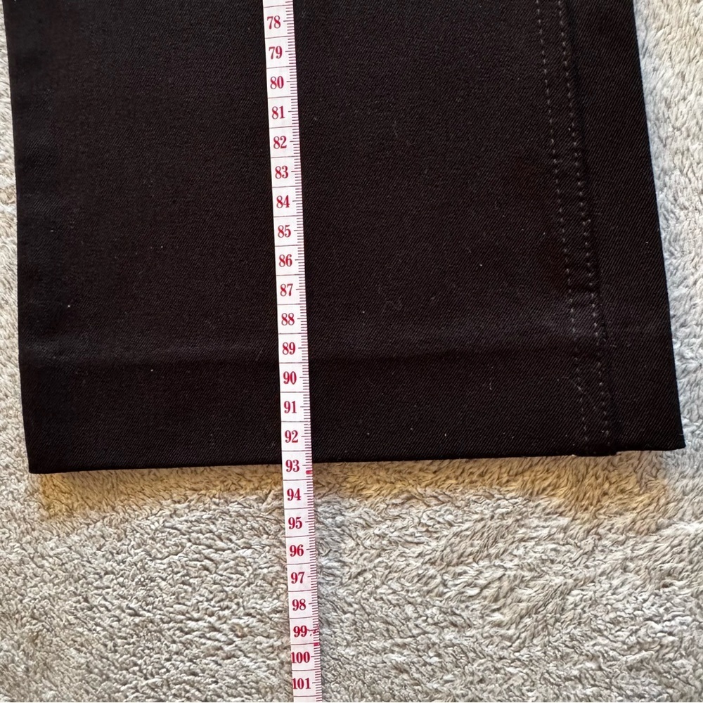 Banana Republic Petite Sloan Black Flare Pants - Cotton Blend - Size 10P - Picture 7 of 9